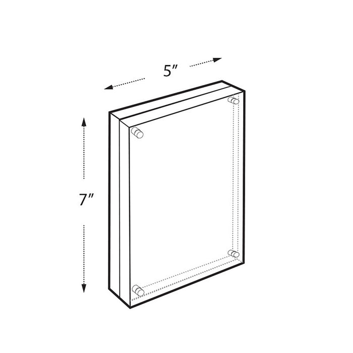Acrylic Photo Frame (5"x7")