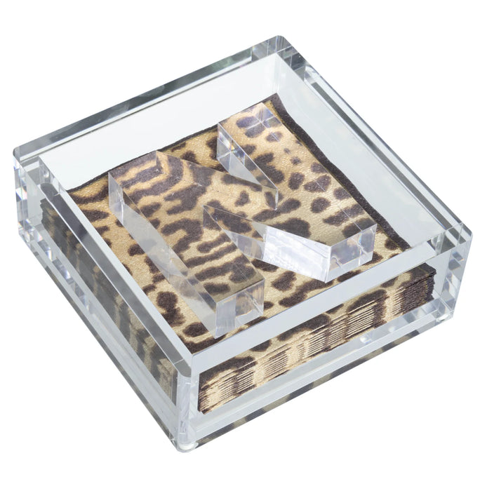 Acrylic Beverage Set Letter N