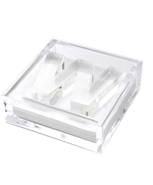 Letter Cocktail Napkin Holder