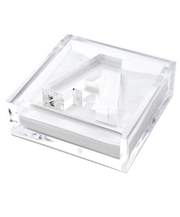Letter Cocktail Napkin Holder