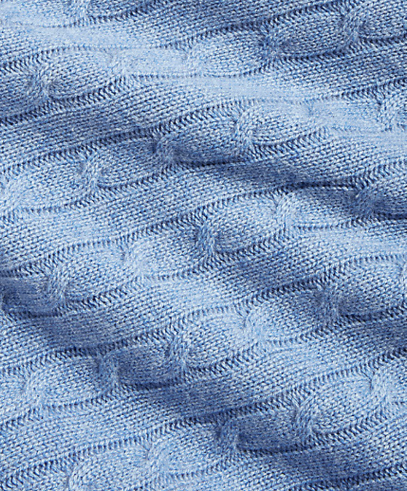 Cashmere Cable Throw Blanket