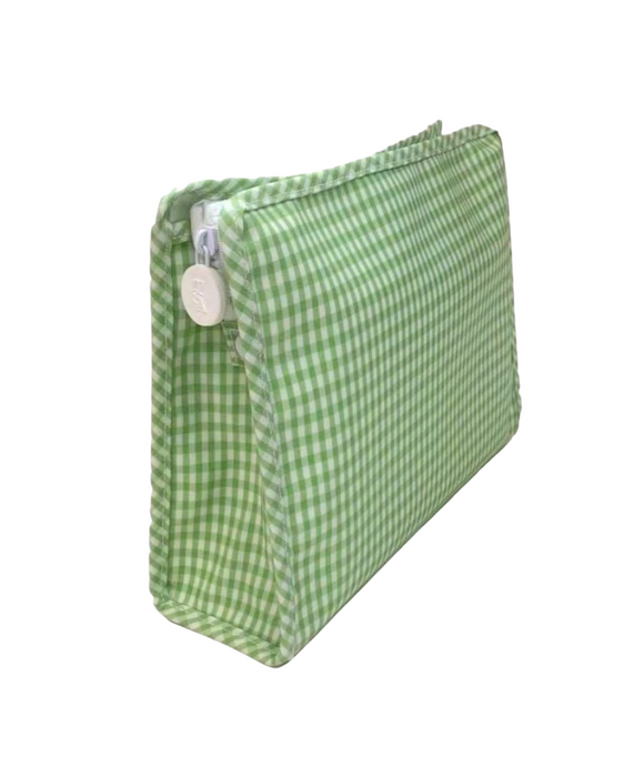 Medium Gingham Cosmetic Pouch