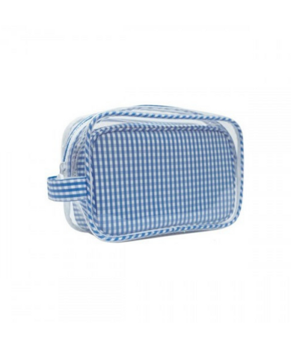 Duo Clear Gingham Cosmetic Pouches