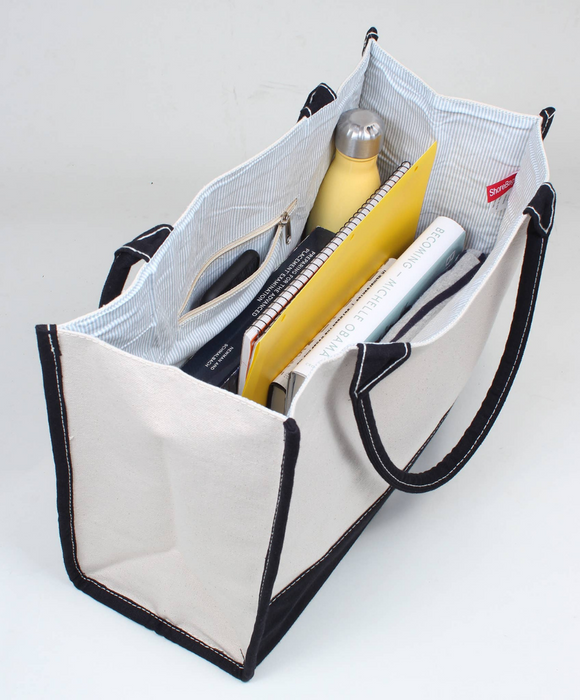 Gingham Box Tote