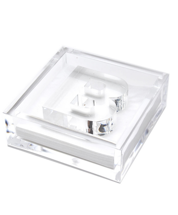 Letter Cocktail Napkin Holder