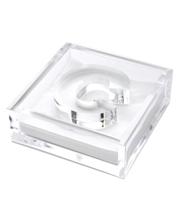 Letter Cocktail Napkin Holder