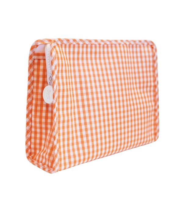 Large Gingham Cosmetic Pouch