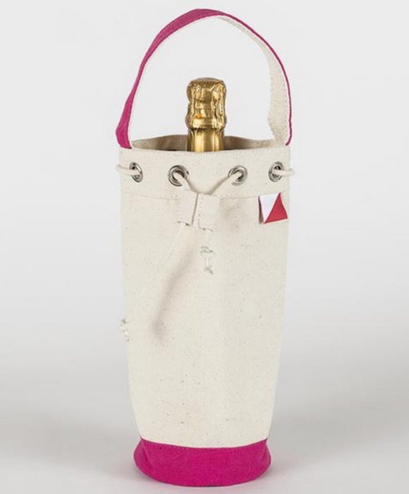 Single Wine Tote with Tie